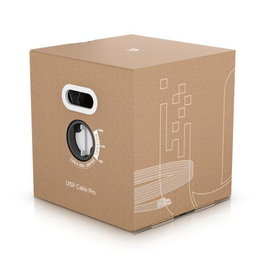 Ubiquiti Cable Ethernet CAT5e Blindado 305 m, 1 Gbps, 24 AWG, Cobre Sólido Desnudo, Protección ESD y Clima