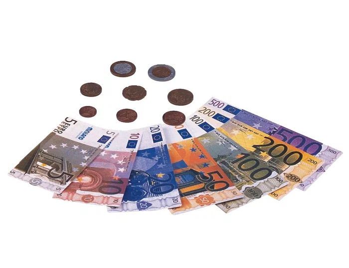 Miniland Juego de Monedas y Billetes Activity Euro 108 piezas