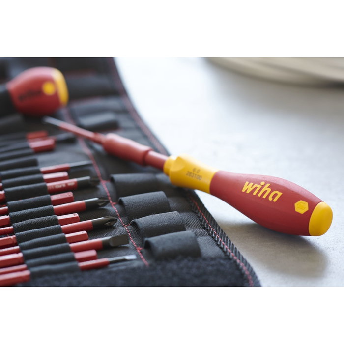 Wiha slimVario Starter Set 2831T18 con 2 Destornilladores y 16 Puntas Wiha slimVario Starter Set 2831T18 con 2 Destornilladores y 16 Puntas