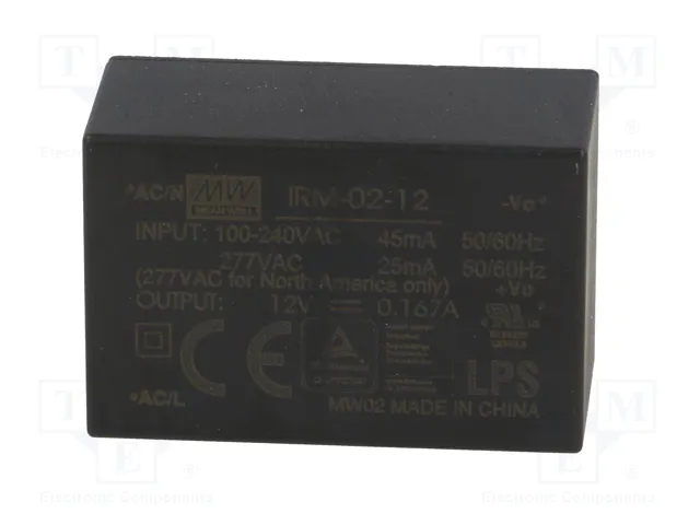 MEAN WELL IRM-02-12 Convertidor AC/DC 2W 12VDC