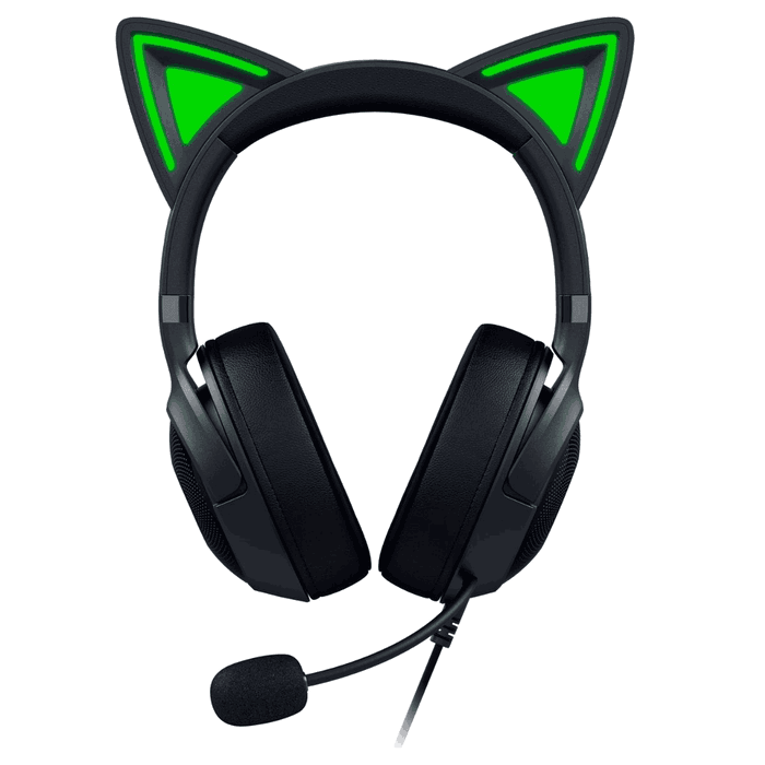 Razer Kraken Kitty V2 Auriculares Gaming con iluminación RGB, referencia RZ04-04730100-R3M1, color negro Razer Kraken Kitty V2 Auriculares Gaming con iluminación RGB, referencia RZ04-04730100-R3M1, color negro