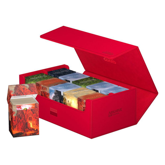 Ultimate Guard Arkhive 800+ XenoSkin Monocolor Rojo