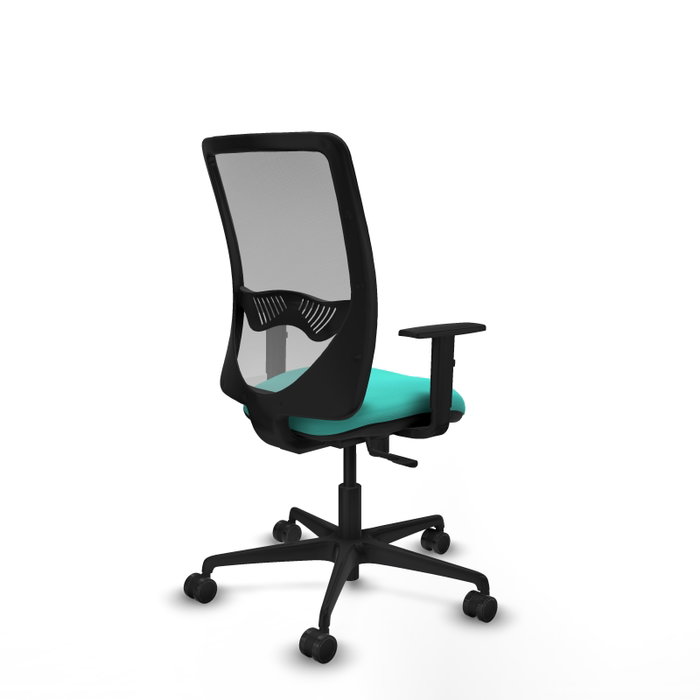 PIQUERAS Y CRESPO Silla de oficina Zulema con mecanismo Sincro, Turquesa y Gris PIQUERAS Y CRESPO Silla de oficina Zulema con mecanismo Sincro, Turquesa y Gris