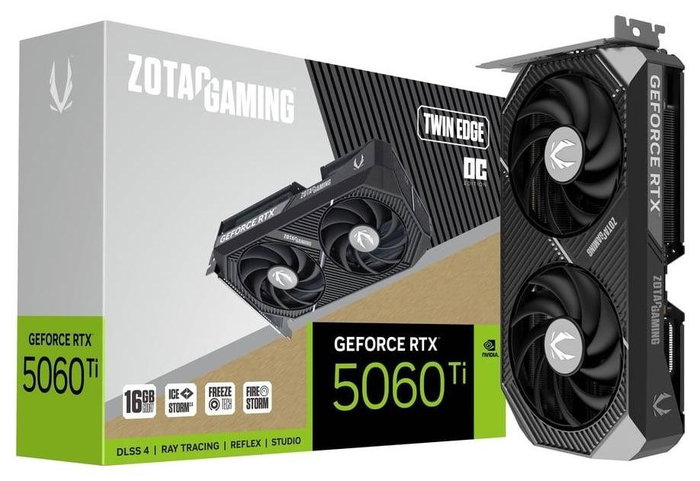 Zotac RTX 5060 Ti Twin Edge OC 16 GB GDDR7