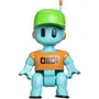 Bandai Figura Articulada Stumble Guys Robot Guy 11 cm con Pegatinas BAN3701405828417