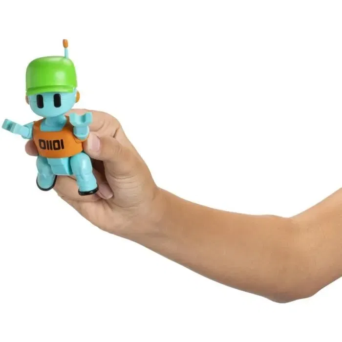 Bandai Figura Articulada Stumble Guys Robot Guy 11 cm con Pegatinas BAN3701405828417