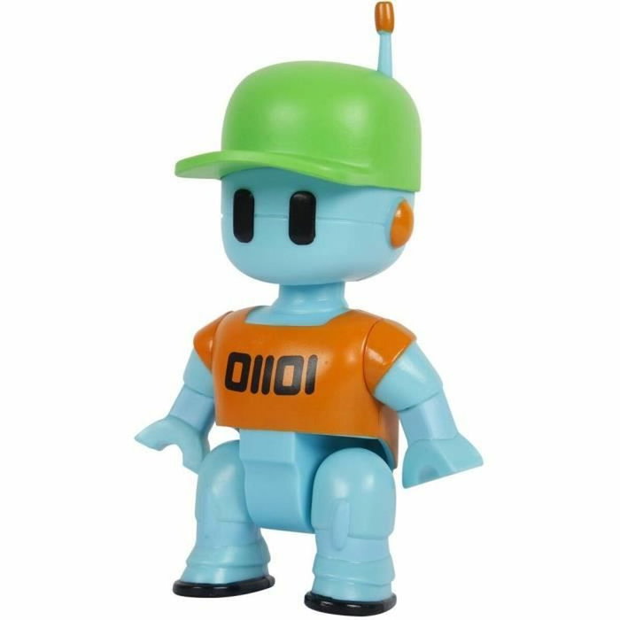 Bandai Figura articulada Stumble Guys Robot Guy de 11 cm con pegatinas