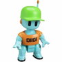 Bandai Figura articulada Stumble Guys Robot Guy de 11 cm con pegatinas