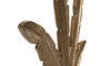 DKD Home Decor Decoración de Palmera en Aluminio y Mármol Dorado