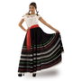 My Other Me Disfraz Mexicana con Vestido y Fajín, Negro, XXL