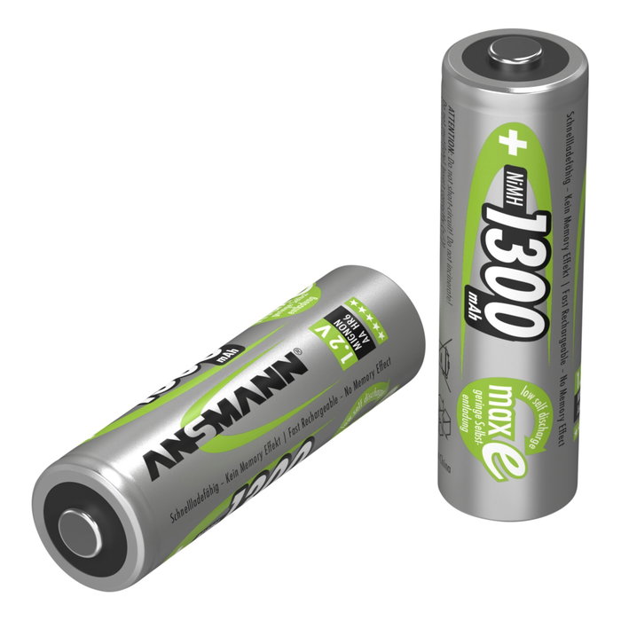Ansmann Charger Basic II con 2 x AA 1300mAh