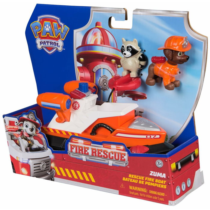 SPIN MASTER Vehículo Fire Rescue Zuma de PAW Patrol con Figura SPIN MASTER Vehículo Fire Rescue Zuma de PAW Patrol con Figura