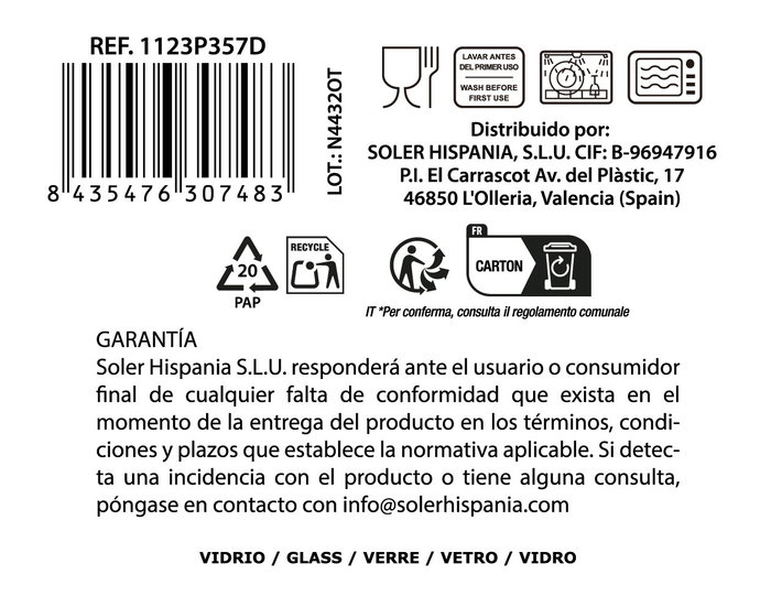 La Mediterranea Copa Phasai Rio 500ml
