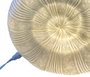 DKD Home Decor Lámpara de Sobremesa Mediterráneo, Arenisca Crudo con Detalle Caracola, Bombilla E14, 26x14x21 cm