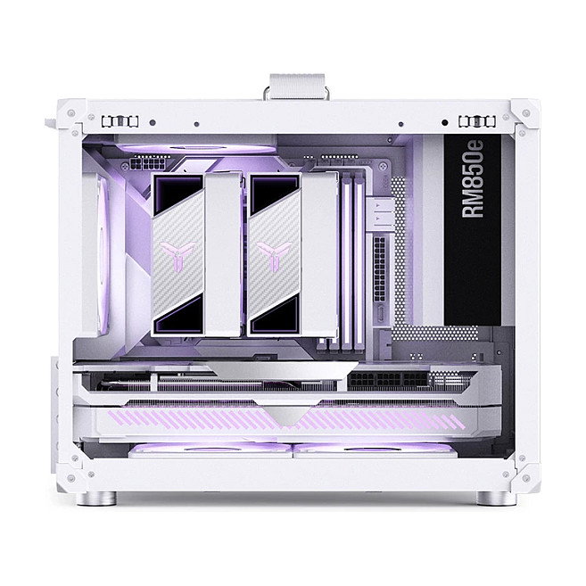 Jonsbo C6 MAX Blanco con Vidrio Templado