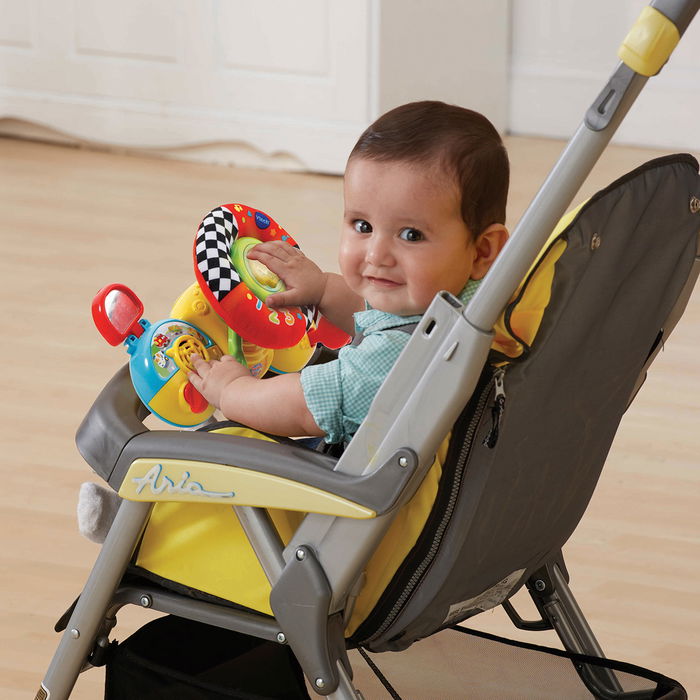 V-Tech Volante Interactivo Infantil 80-192522 con Voz, Luces y Música para Aprender Educación Vial y Conducción