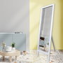 Hanah Home Espejo Cheval 145 - Blanco 45 x 145 cm, Espejo de Cuerpo Entero de Madera para Dormitorio o Salón