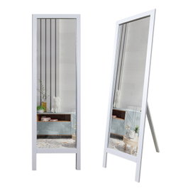 Hanah Home Espejo Cheval 145 - Blanco 45 x 145 cm, Espejo de Cuerpo Entero de Madera para Dormitorio o Salón