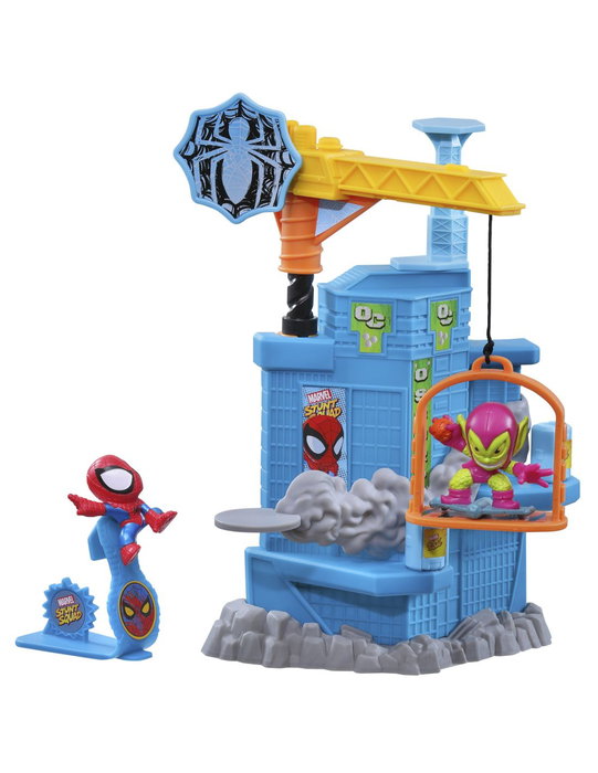 Hasbro Marvel Stunt Squad Spider-Man vs. Duende Verde Set de Juego, 4 Años+ Hasbro Marvel Stunt Squad Spider-Man vs. Duende Verde Set de Juego, 4 Años+