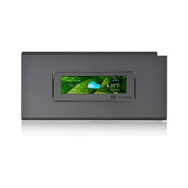 Thermaltake AC-064-OO1NAN-A1 Panel LCD Universal Kit Negro para Chasis Ceres 500 y Ceres 300 TG ARGB, 214.5 x 104 x 18.2 mm