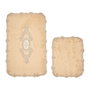 Mijölnir Juego de Alfombras de Baño Cappuccino, Lujoso y Suave, 100% Poliéster, Antideslizante, Antibacteriano, Fácil de Limpiar, 2 Piezas