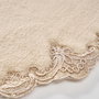 Mijölnir Juego de Alfombras de Baño Cappuccino, Lujoso y Suave, 100% Poliéster, Antideslizante, Antibacteriano, Fácil de Limpiar, 2 Piezas