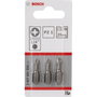Bosch Juego de 3 Puntas de Destornillador PZ1 de 25 mm