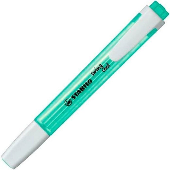 STABILO SWING COOL 275 Marcador Fluor Turquesa (Set de 10)