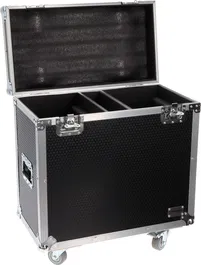 Algamlight Flight Case con Ruedas para 2 Proyectores MH200 con Compartimento para Accesorios