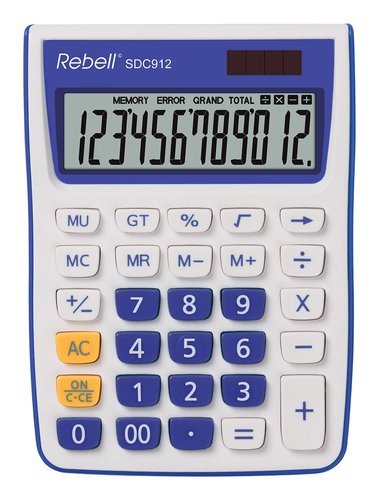 Calculadora Sobremesa Rebell 12 Digitos Sdc-912 Azul Calculadora Sobremesa Rebell 12 Digitos Sdc-912 Azul