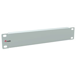 EQUIP 327531 Panel ciego 1U Acero Gris claro Blanco