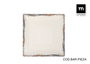 La Mediterranea Plato de Postre Albus Elite Brillo 18x18 cm