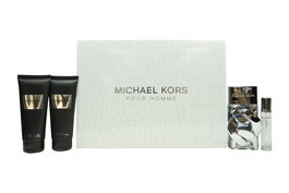 Michael Kors Pour Homme Gift Set 100ml EDP + 100ml Shower Gel + 100ml Aftershave Balm + 10ml EDP