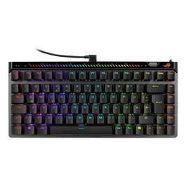 ASUS ROG Falchion Ace 75 HE Teclado Gaming con Switches ROG HFX V2 Magnéticos, 8000Hz, Formato 75%, Negro, RGB, Teclas PBT, Conexión USB-C