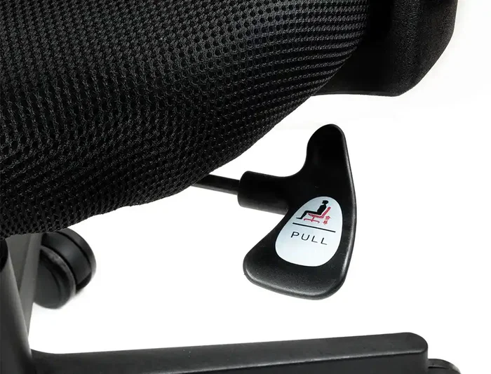 Q-connect Silla de Oficina Ancona Malla Base Metálica Negro - Altura Máx 1110 Anc 660 Prof 590 Ruedas Premium