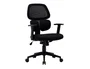 Q-connect Silla de Oficina Ancona Malla Base Metálica Negro - Altura Máx 1110 Anc 660 Prof 590 Ruedas Premium