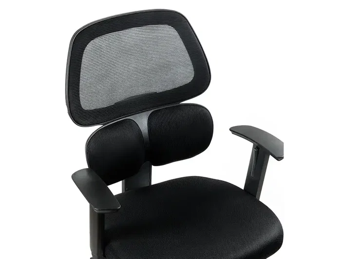 Q-connect Silla de Oficina Ancona Malla Base Metálica Negro - Altura Máx 1110 Anc 660 Prof 590 Ruedas Premium