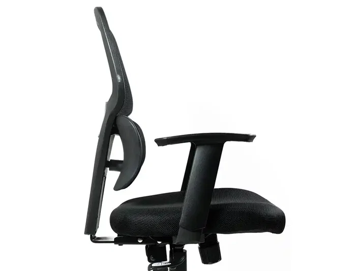 Q-connect Silla de Oficina Ancona Malla Base Metálica Negro - Altura Máx 1110 Anc 660 Prof 590 Ruedas Premium