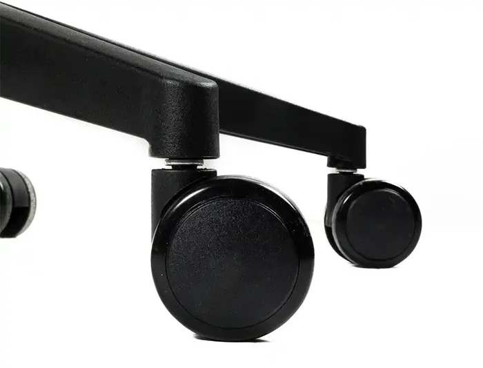 Q-connect Silla de Oficina Ancona Malla Base Metálica Negro - Altura Máx 1110 Anc 660 Prof 590 Ruedas Premium