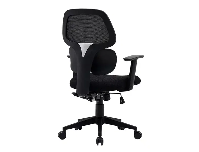 Q-connect Silla de Oficina Ancona Malla Base Metálica Negro - Altura Máx 1110 Anc 660 Prof 590 Ruedas Premium