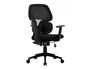 Q-connect Silla de Oficina Ancona Malla Base Metálica Negro - Altura Máx 1110 Anc 660 Prof 590 Ruedas Premium