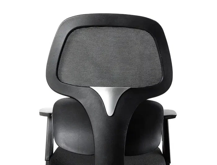 Q-connect Silla de Oficina Ancona Malla Base Metálica Negro - Altura Máx 1110 Anc 660 Prof 590 Ruedas Premium