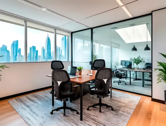 Q-connect Silla de Oficina Ancona Malla Base Metálica Negro - Altura Máx 1110 Anc 660 Prof 590 Ruedas Premium