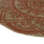 Ixia Salvamantel Impreso Terracota 38 x 38 cm Fibra de Flor de Jacinto