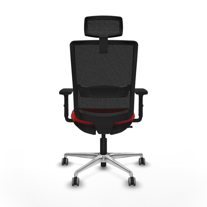PIQUERAS Y CRESPO Silla de oficina Haches con mecanismo Sincro/Traslack Rojo/Negro PIQUERAS Y CRESPO Silla de oficina Haches con mecanismo Sincro/Traslack Rojo/Negro