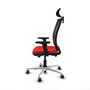 PIQUERAS Y CRESPO Silla de oficina Haches con mecanismo Sincro/Traslack Rojo/Negro