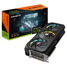 Gigabyte RTX 5090 32GB GDDR7 Gaming OC Tarjeta Gráfica con 3 Ventiladores y 2550MHz de Frecuencia