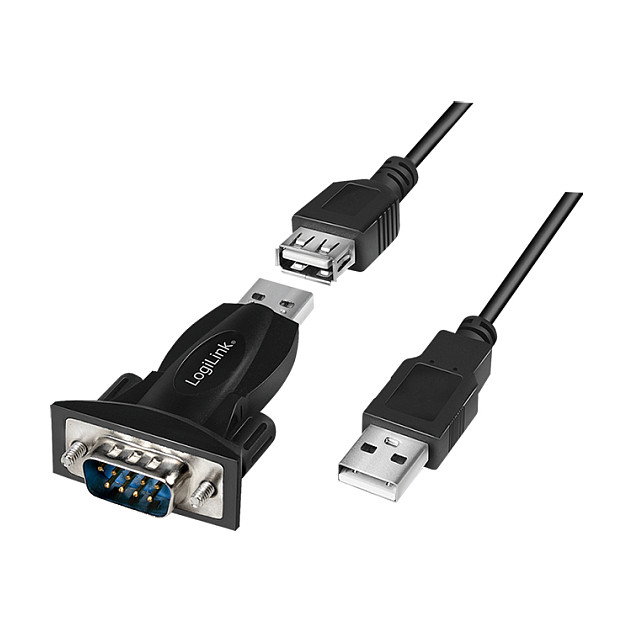 LogiLink Adaptador USB 2.0 a RS232 DB9 Macho RS232AU0034