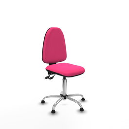 PIQUERAS Y CRESPO Silla de oficina Aýna Rosa con mecanismo Asincro