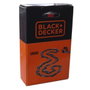 Black+Decker Cadena de motosierra cromada contragolpe para espada 35 cm cs1835-qs